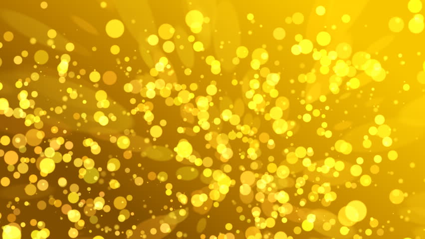 abstract background, yellow  lights, Full HD