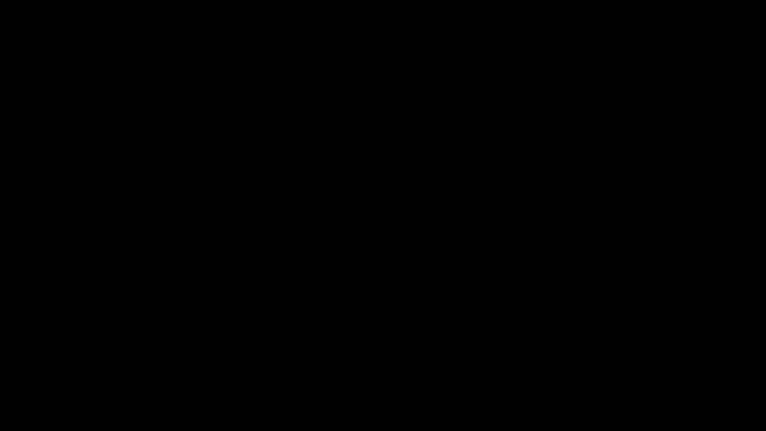 Energy saving compact light bulb turning on, shining brightly and turning off, black background, HD, copy space, loopable 