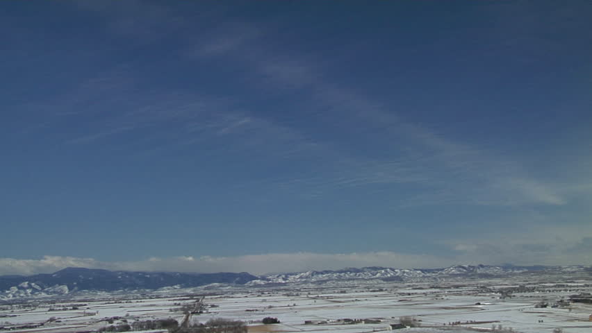 Jet Stream. Cirrus Icy bands of cirrus riding the jet stream winds out of the northwest