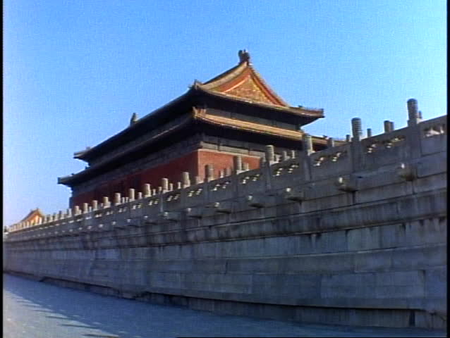China, Beijing, The Forbidden City, walls