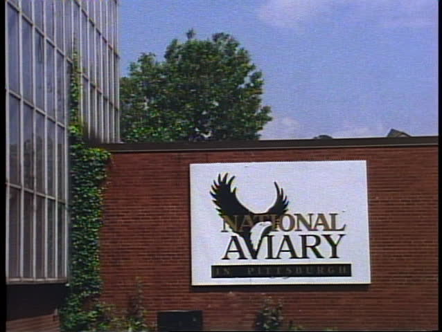 National Aviary building and sign, Pittsburgh, Pennsylvania
