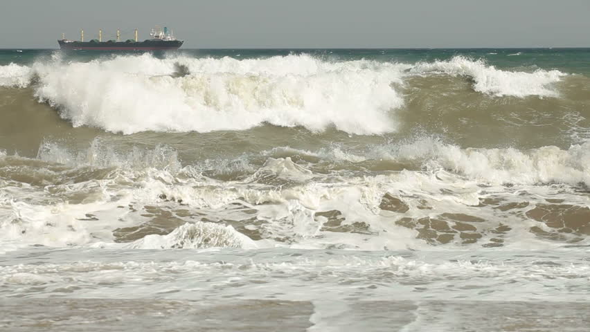 Stormy Sea Waves
