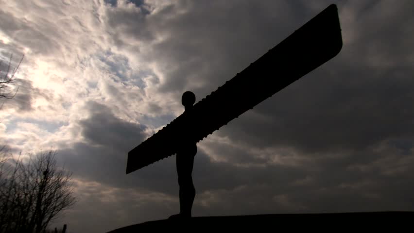 The Angel Of The North a large statue in the North East of England