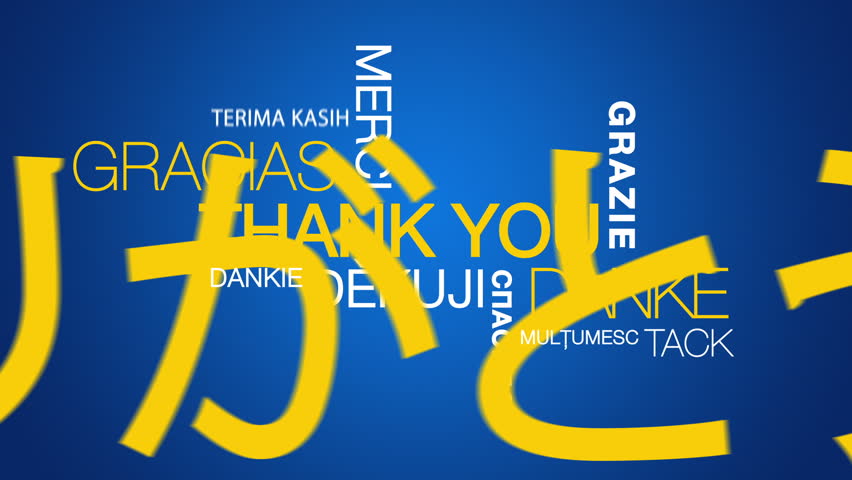 Thank you in different languages