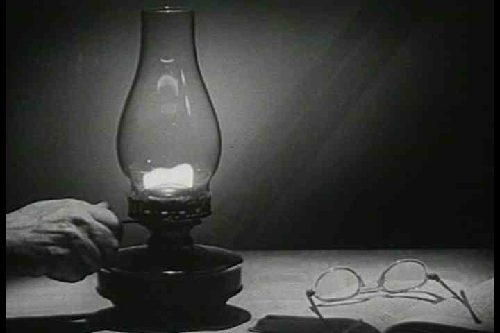 1940s - Capillary action makes oil climb up the wick of a lamp which is imitated in the fountain pen in this 1947 industrial film.