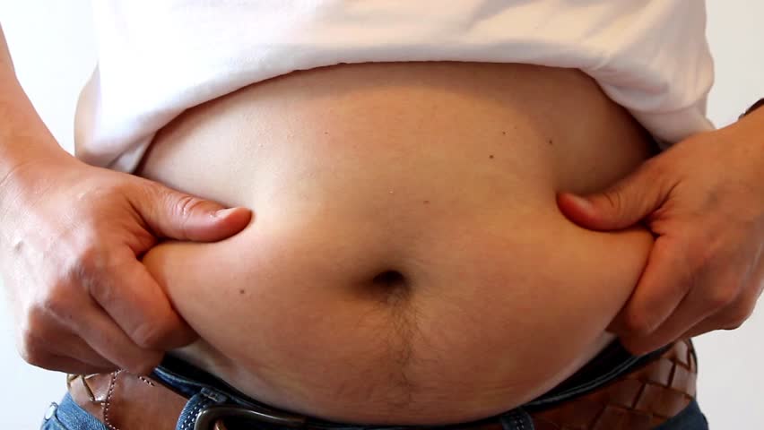 A little fat belly of a man