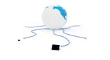 Global business, social media network connection concept, with alpha channelStock