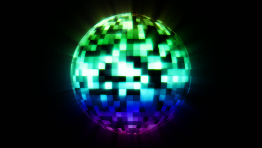 Simply animated discoball