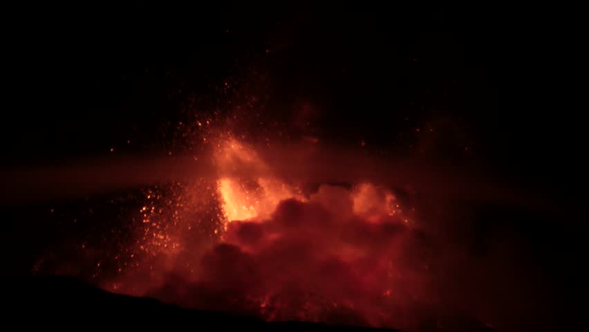 Etna - Three lava fountain