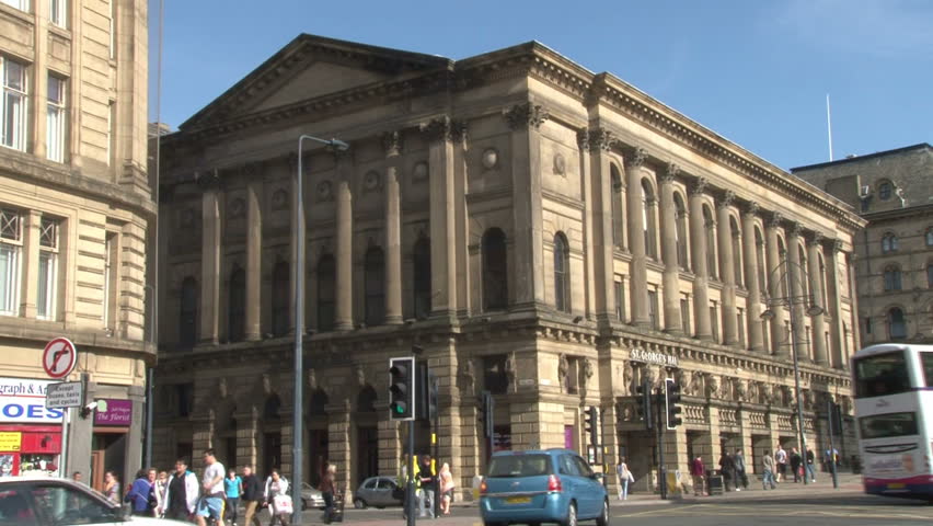 BRADFORD, UK - MARCH 2012 : St George's Hall in Bradford city centre.