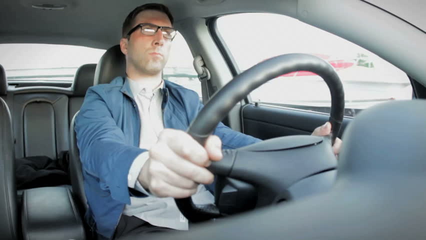 Man driving car high definition hd time lapse 