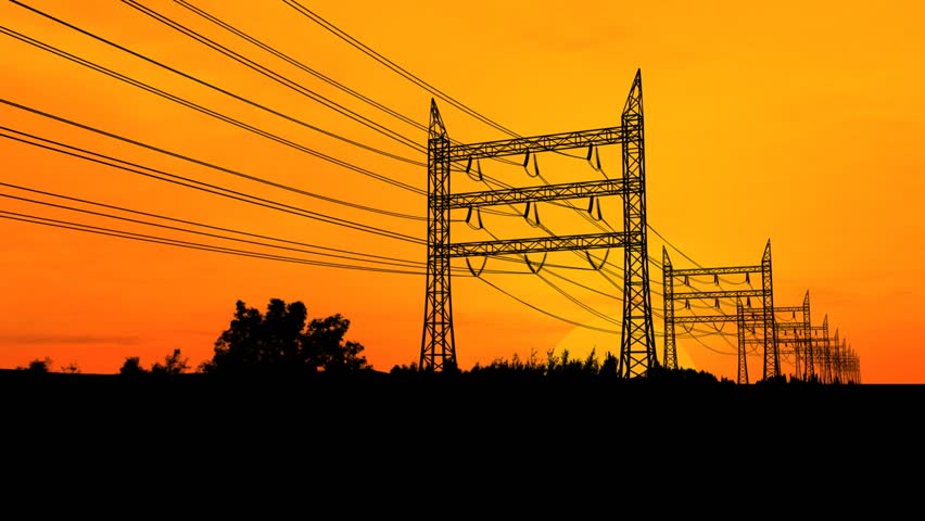 HD1080 Pylons and Sunset