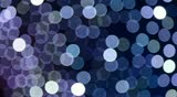 Blue Christmas lights at night. Beautiful blurred background.
