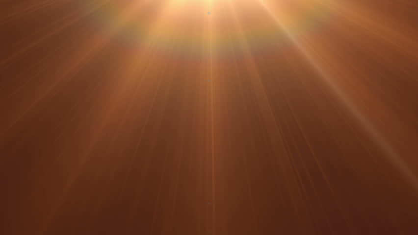 Hot light animation with particles