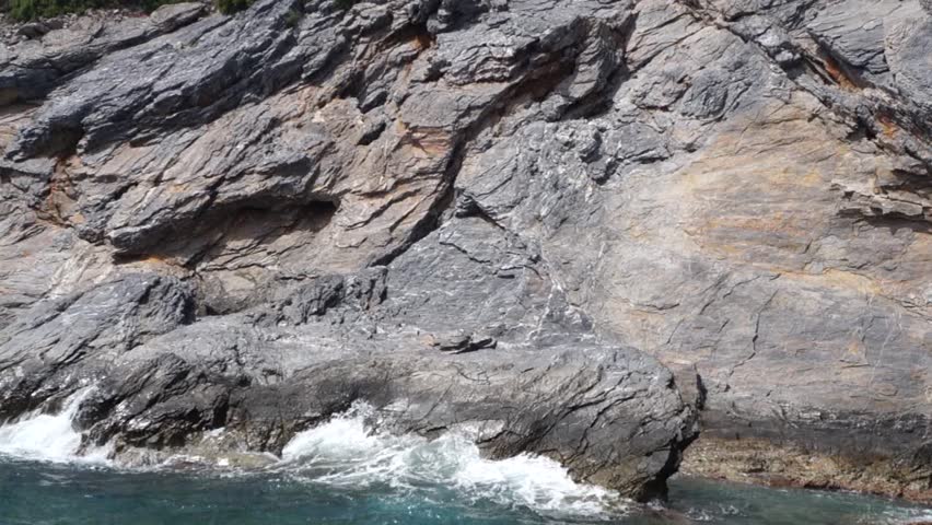 rocks on the shore