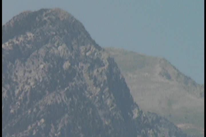 Zoom out of Taurus mountains of Antalya, Turkey
