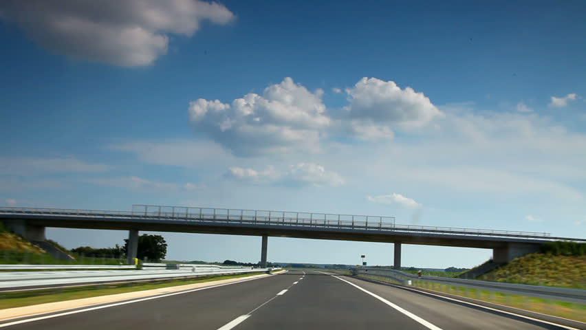 car driving on the highway 