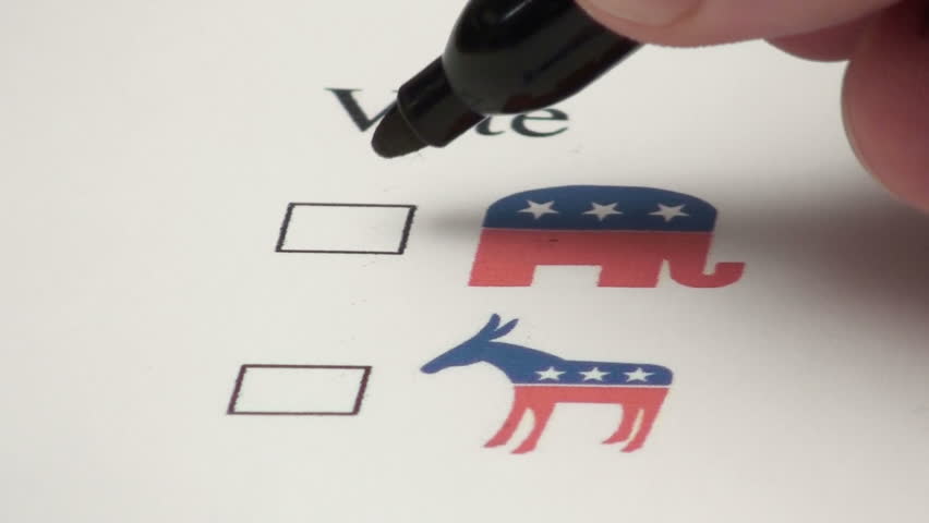 Voting for the republican elephant