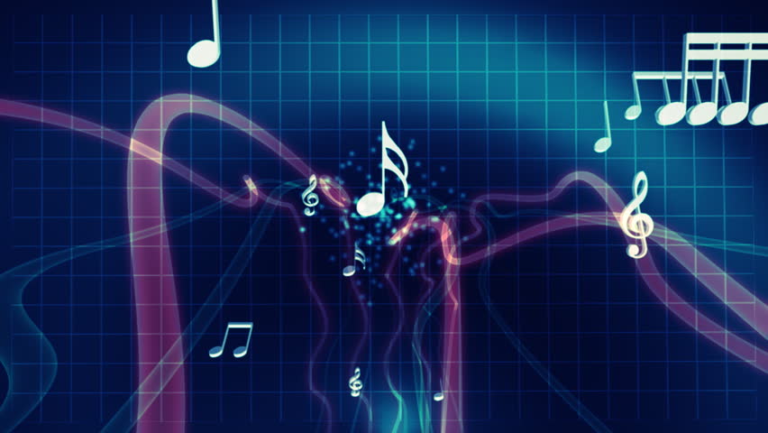 Multicolor Abstract Music Animated Background *loop*