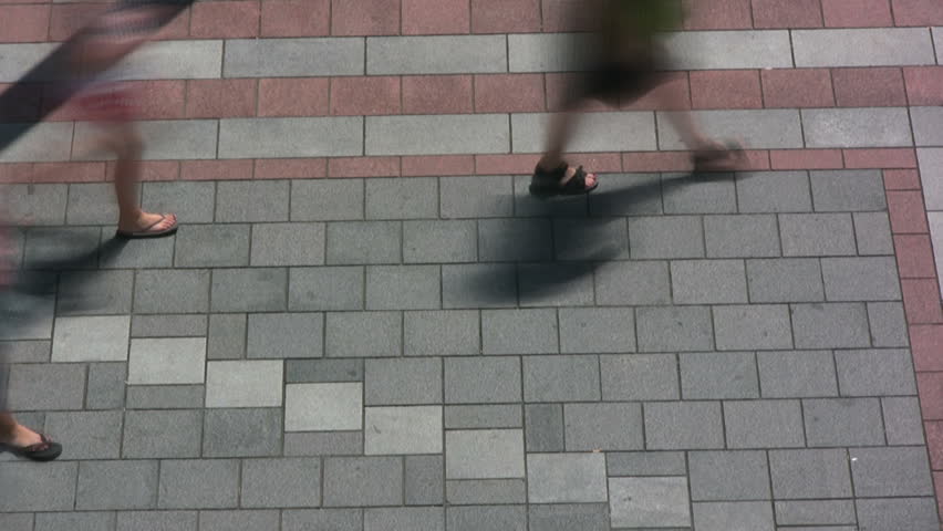 Pedestrian time-lapse in HD 1080i.