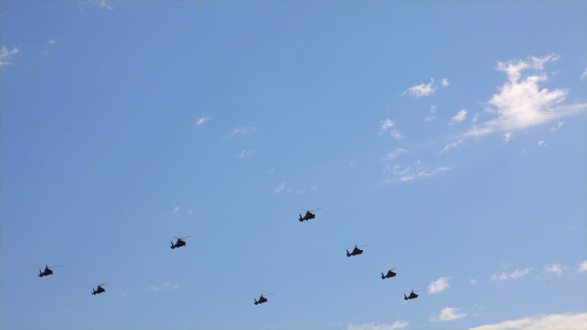Airplanes parade