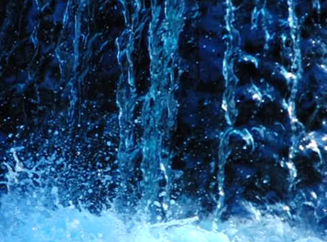 High Speed Camera Waterfall E 08 Slow Motion x35 Loop