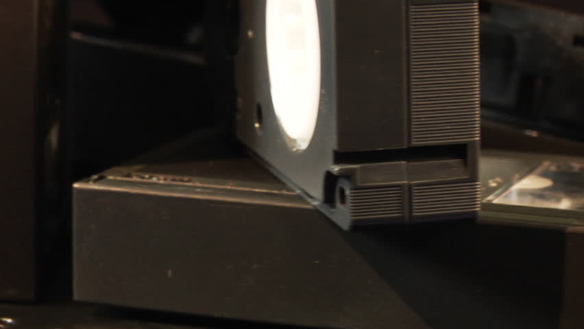 old VHS cassettes loop