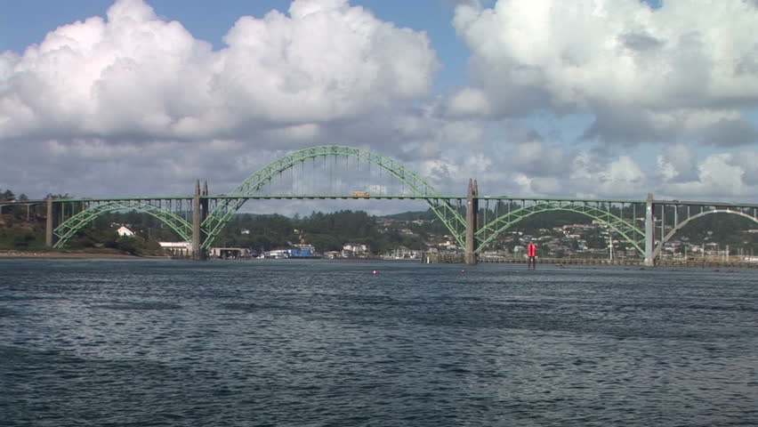 Yaquina Bay Bridge in Newport, Oregon 