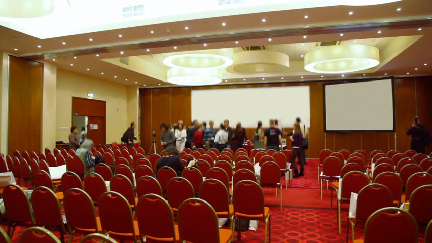  back view of auditorium conference  