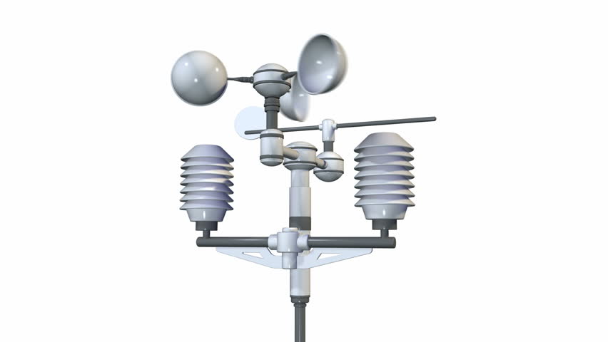 meteorological weather station (measurement equipment) - anemometer