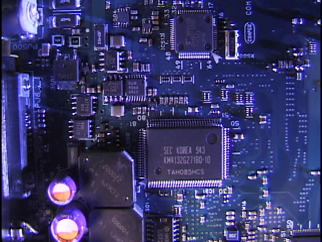 Computer Circuit Board - clip 2 of 2