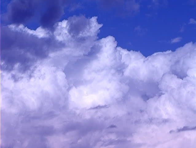 Blue sky and Clouds in one video clip Time lapse