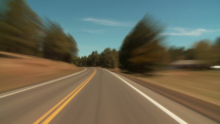 Speeding though forrest