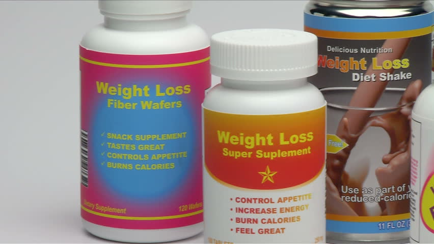 Weight loss products, mock ups