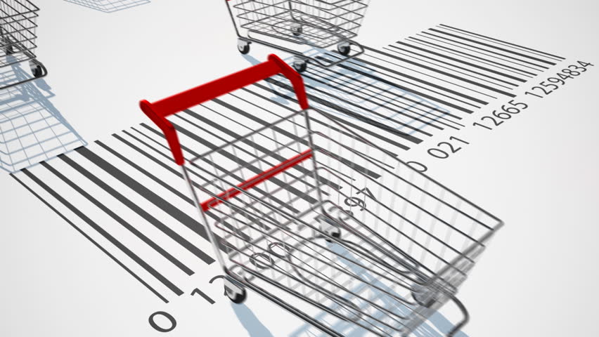 Empty shopping carts