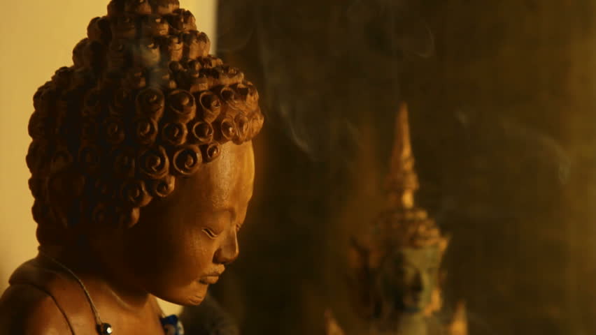 Tranquil scene with Buddha 