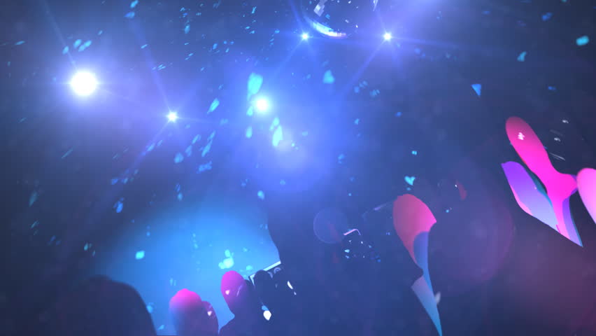 Discotheque, Dance. 3d animation, seamless loop