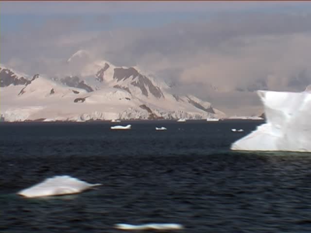 Beautiful Iceberg at Antarctica, taken from a passenger cruise ship and speedup up with Time Lapse.