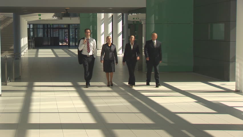 walking businessteam
