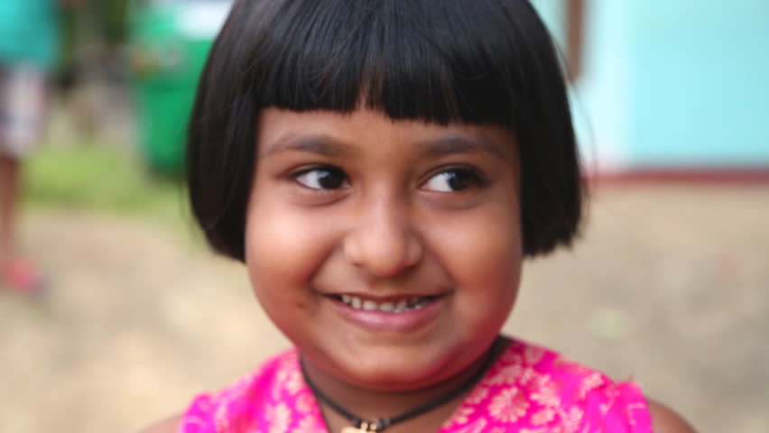 ELLA, SRI LANKA - MARCH 2014: Portrait Of Young Girl In 
