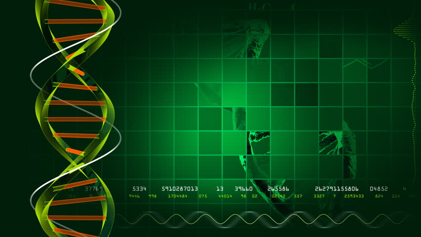 Abstract looping DNA background. Contains copy space for your custom content. 