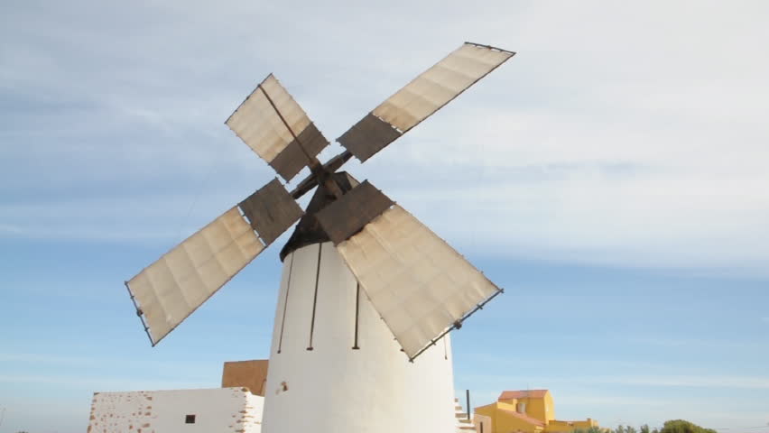 Windmill in Fuerteventura, Canary Islands Spain