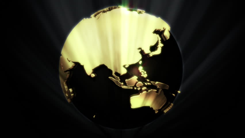 Golden Globe in Shine - background animation for home videos, vacation movies, business presentation and DVD or Blu-ray disc menus 