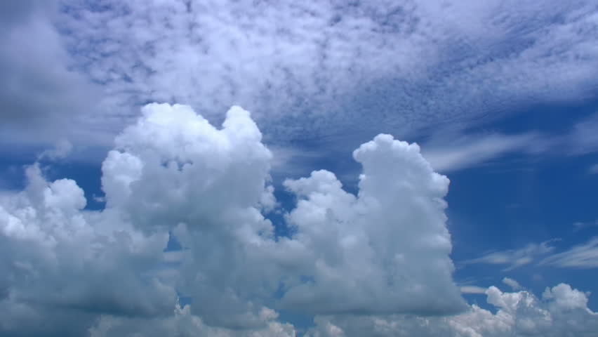 Turbulent cloudscape (timelapse) 