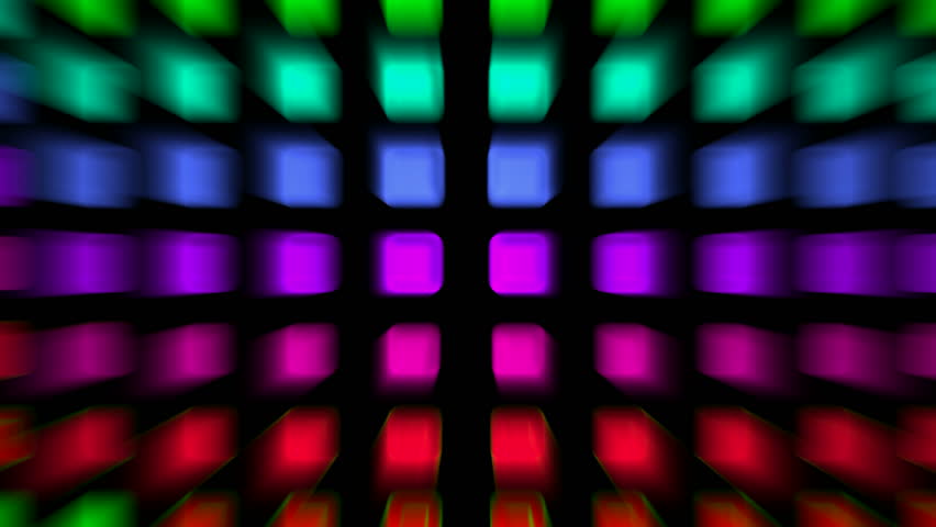 color rectangle matrix disco background