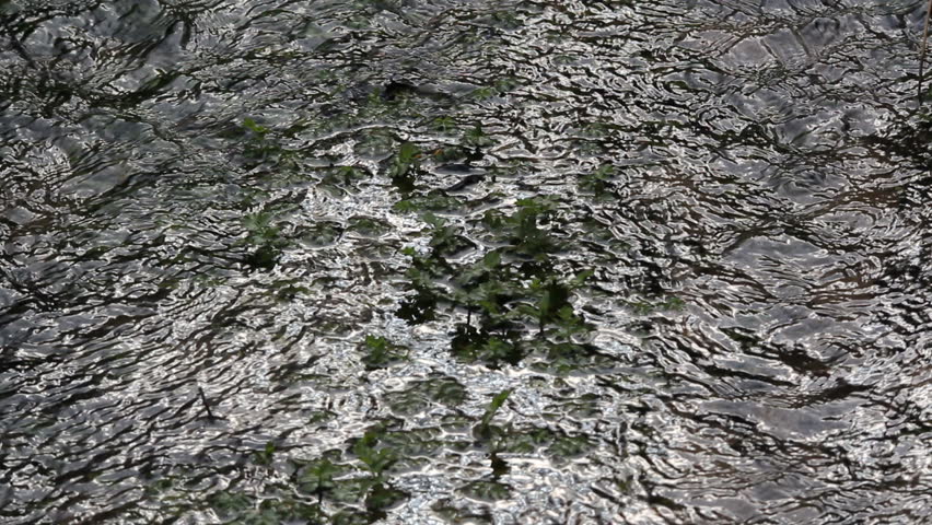 flowing water