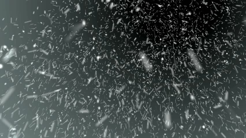 Snow Blizzard High definition animated loop of snow particles blowing ferociously on a dark, stormy, foggy background.