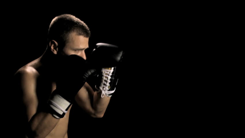 Boxer Throwing Punches