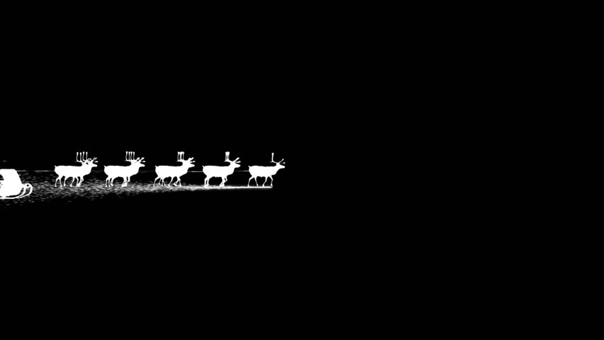 Santa and Reindeer. Comes with Alpha.