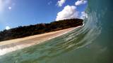 A compilation of four different waves breaking on the beach at Waimea Bay in Hawaii.  Filmed in HD 720p at 60 fps.